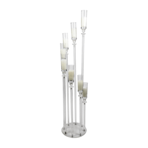 Candelabro Estandarte 8 Bocas com Velas