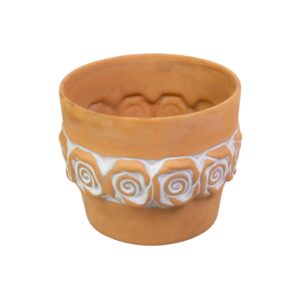 Vaso de Barro Rosa (M)