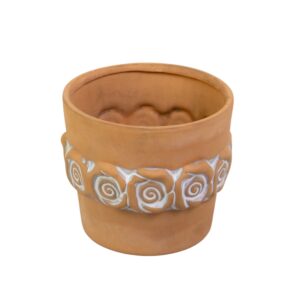 Vaso de Barro Rosa (P)